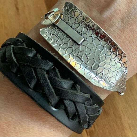 925 STERLING SILVER Artisan Made Bracelet - Picture 6 of 8